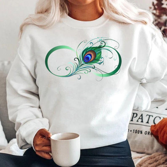 Bluza din bumbac 100% Infinit