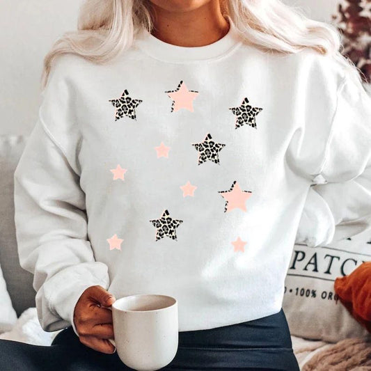 Bluza din bumbac 100% Pink stars