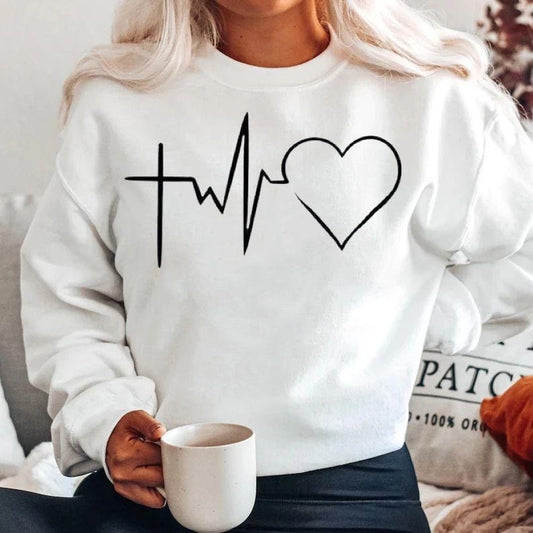 Bluza din bumbac 100% Heart