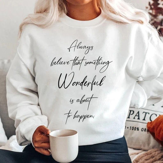 Bluza din bumbac 100% Wonderful