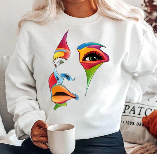 Bluza din bumbac 100% Color Face