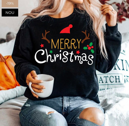 Bluza Neagra Merry Christmas