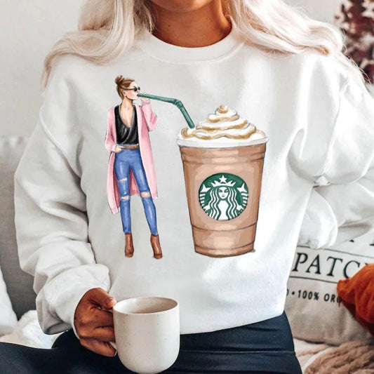 Bluza din bumbac 100% Dring Coffee
