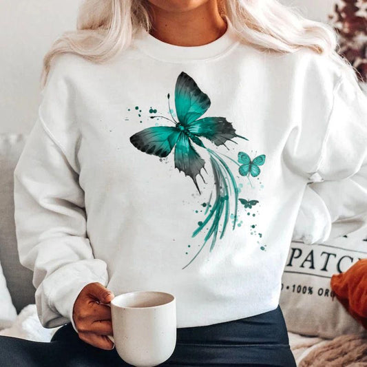 Bluza din bumbac 100% Butterfly 17