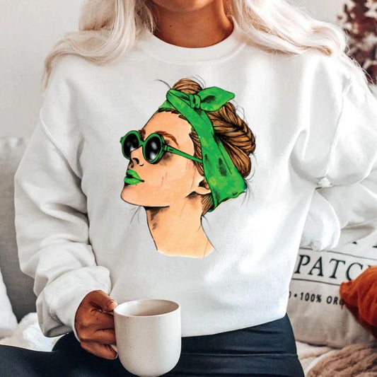 Bluza din bumbac 100% Green