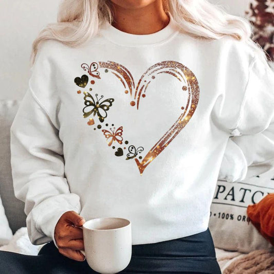 Bluza din bumbac 100% Heart