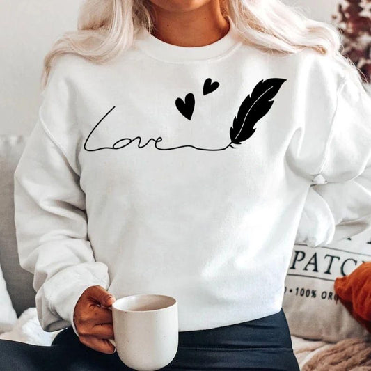 Bluza din bumbac 100% Love