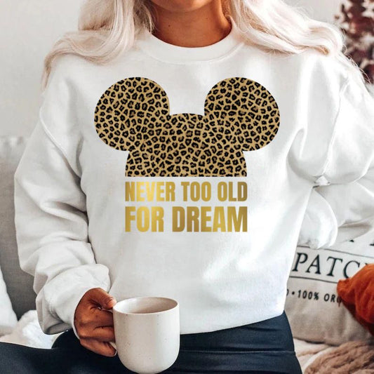 Bluza din bumbac 100% Never too old