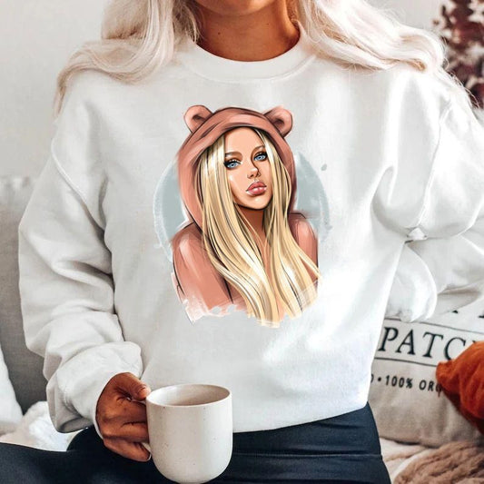 Bluza din bumbac 100% Blondie