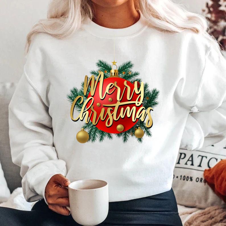 Bluza Merry Christmas green