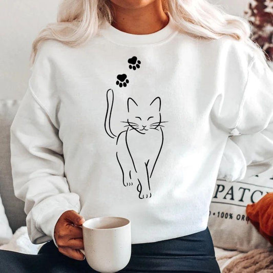 Bluza din bumbac 100% Sweet cat