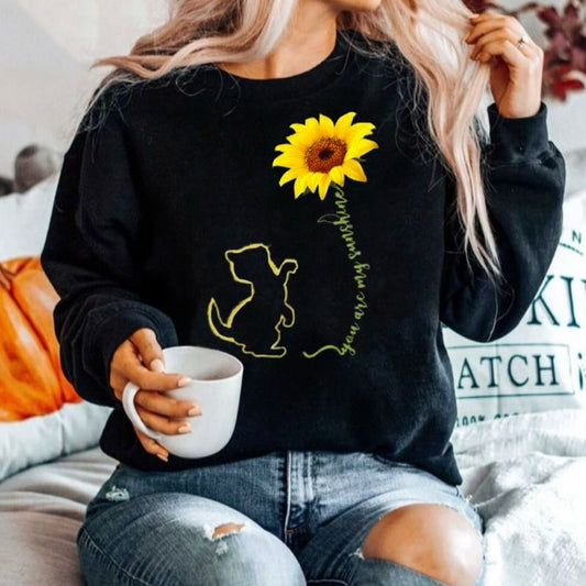 Bluza din bumbac 100% Yellow