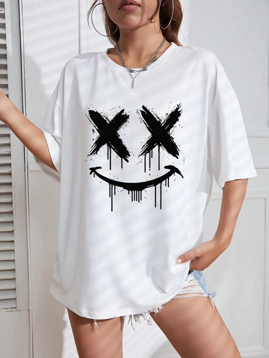 Tricou Oversize din bumbac 100% Black