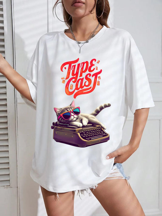 Tricou Oversize din bumbac 100% Chill