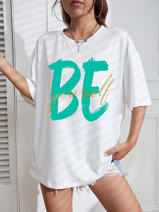 Tricou Oversize din bumbac 100% Be