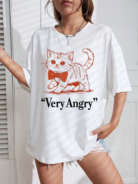 Tricou Oversize din bumbac 100% Very andry