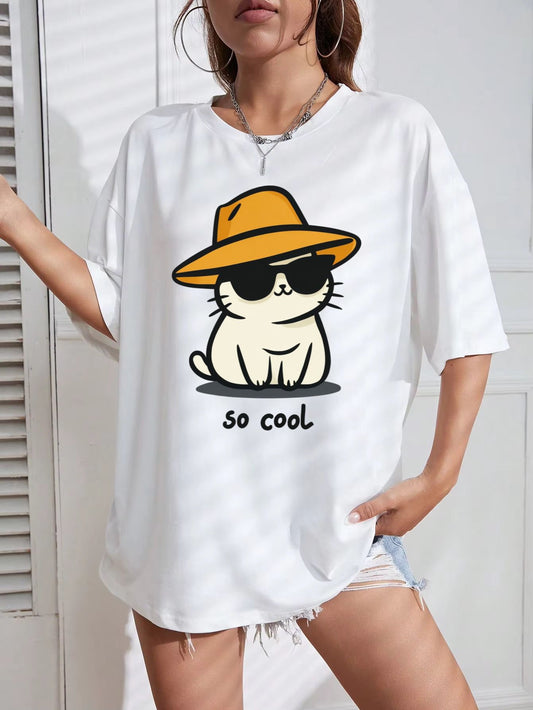 Tricou Oversize din bumbac 100% So cool