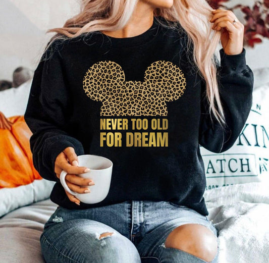 Bluza din bumbac 100% Never too old