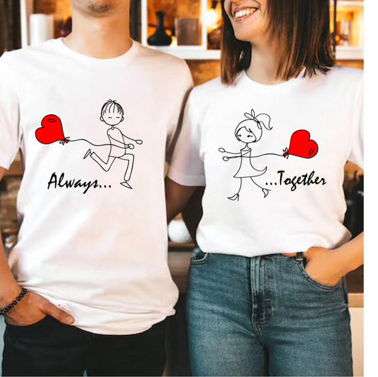 Tricouri Cuplu Always Together