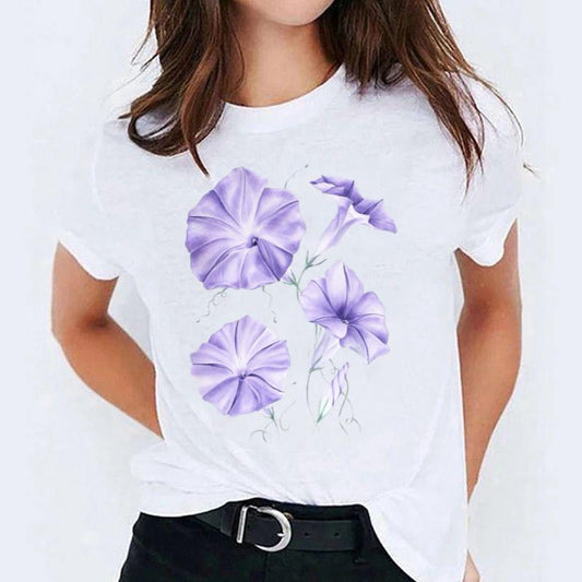 Tricou 4 Mov flowers