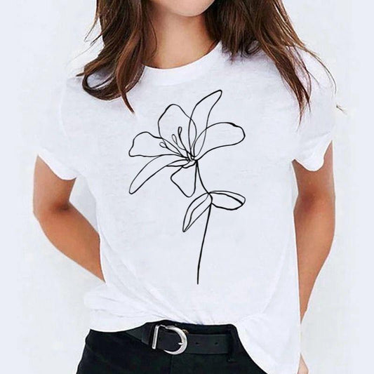 Tricou Simple Flower 2
