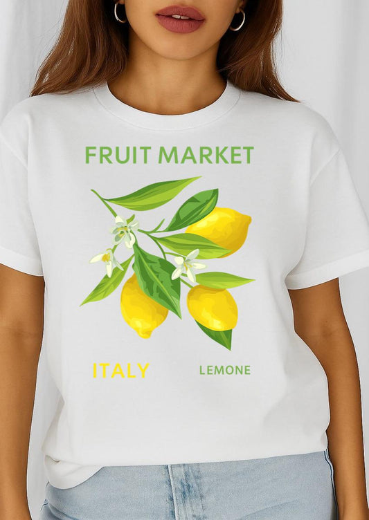 Tricou dama din bumbac 100% Fruit Market