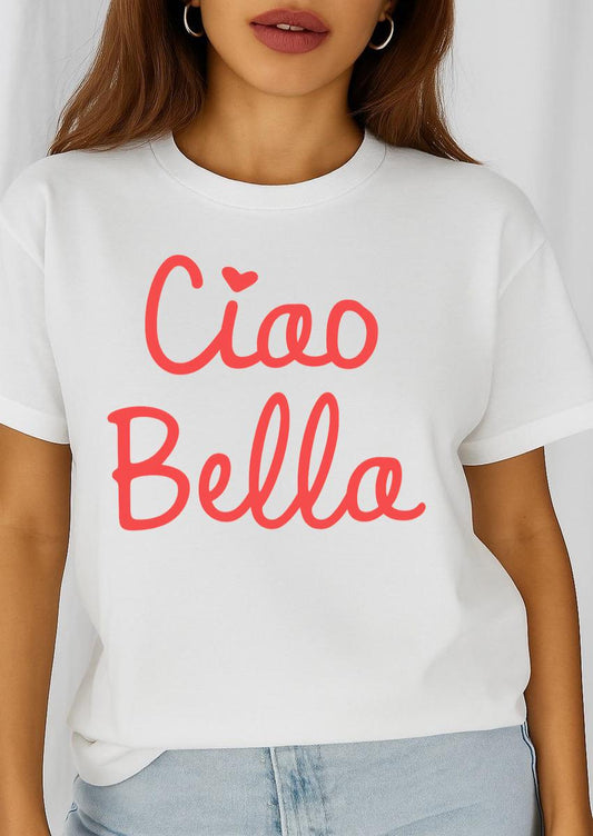 Tricou dama din bumbac 100% Ciao Bella