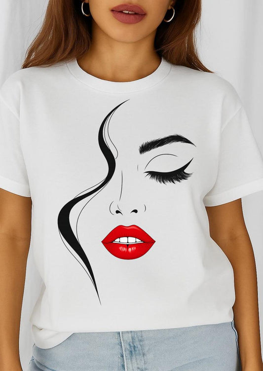Tricou dama din bumbac 100% Face