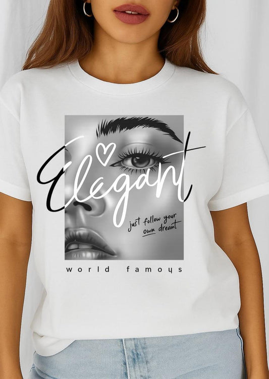 Tricou dama din bumbac 100% Elegant