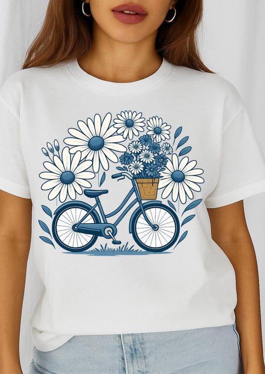 Tricou Bicicleta Flori 3