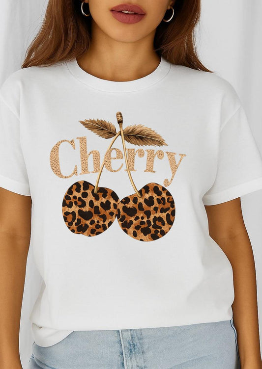Tricou dama din bumbac 100% Cherry