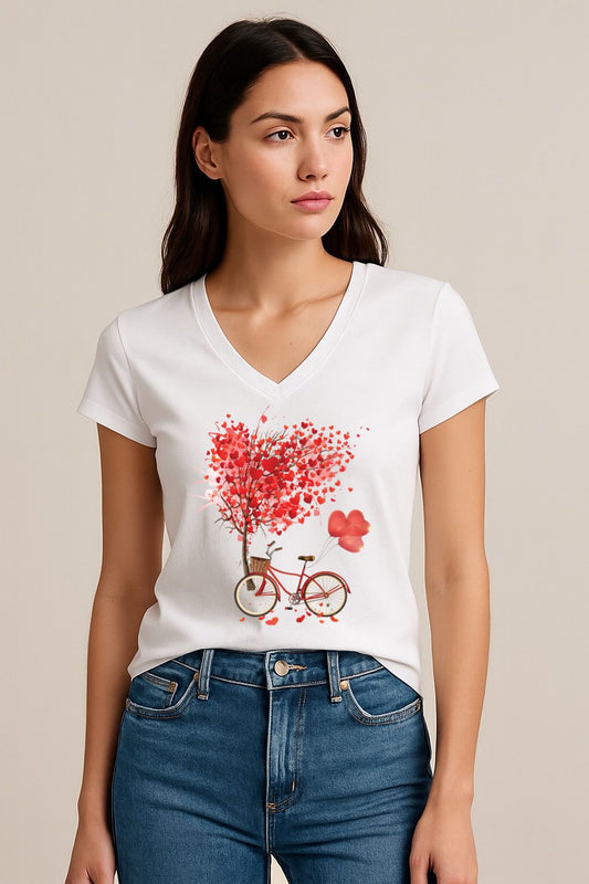 Tricou dama anchior din bumbac 100% Bicycle