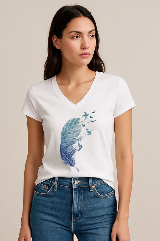 Tricou dama anchior din bumbac 100% Art