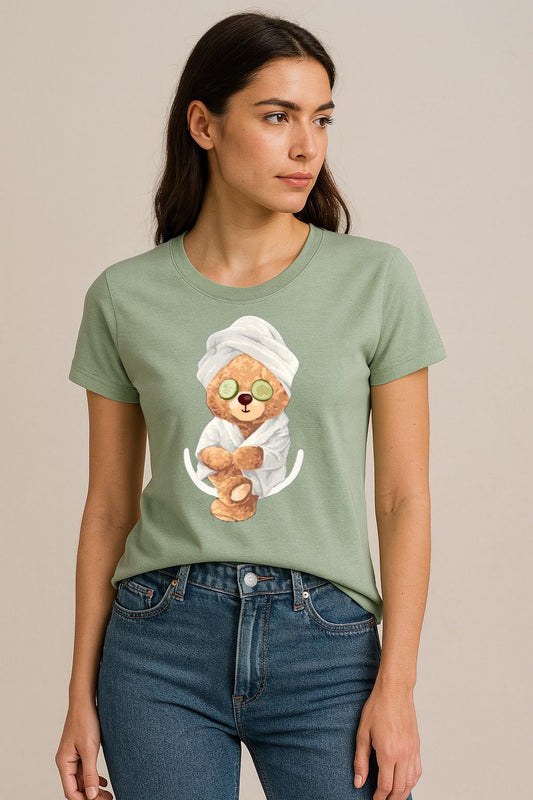 Tricou Verde salvie Relax