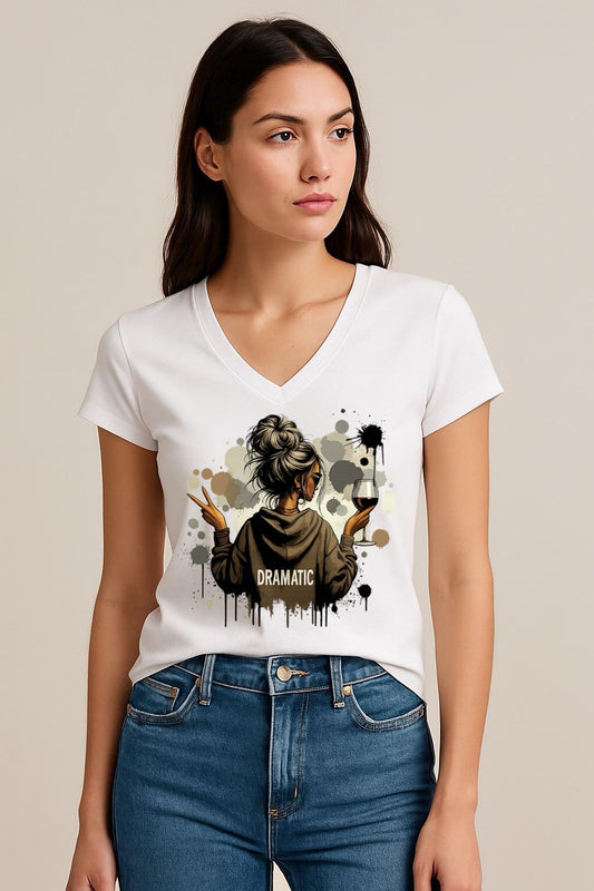 Tricou dama anchior din bumbac 100% Dramatic
