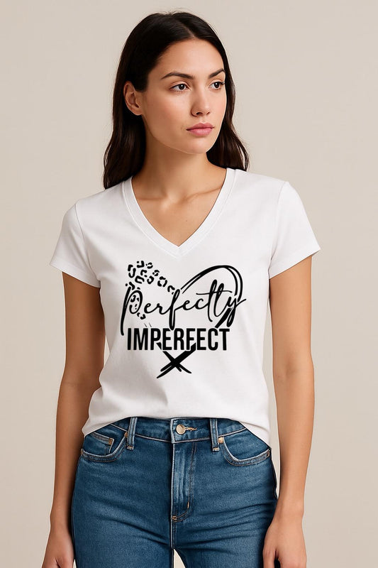Tricou dama anchior din bumbac 100% Bonjour Imperfect