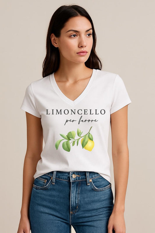Tricou dama anchior din bumbac 100% Limoncello