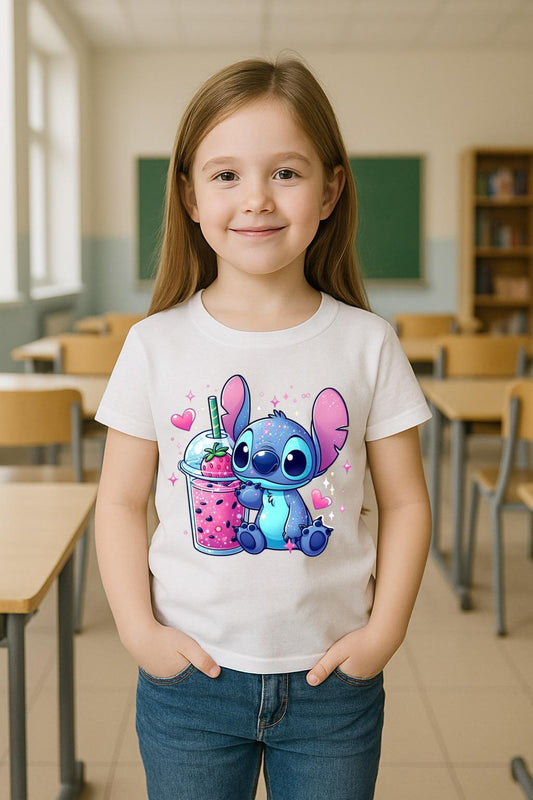Tricou Blue pink