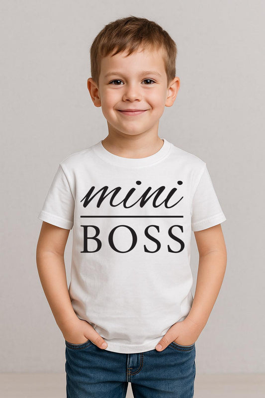 Tricou Copii Mini Boss