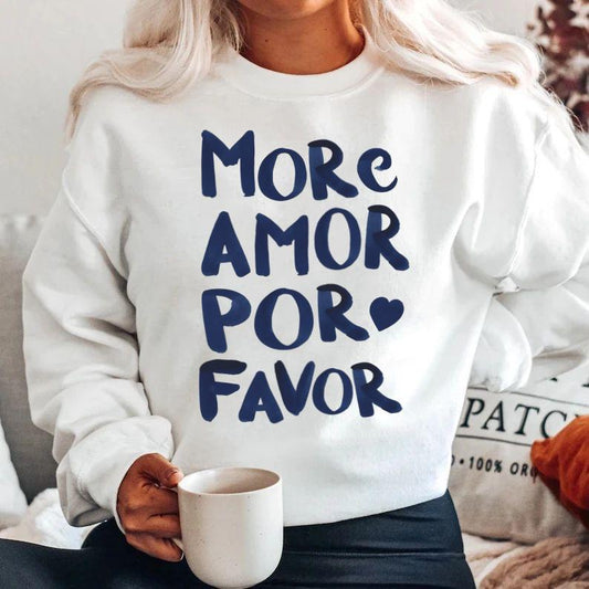 Bluza din bumbac 100% More amor