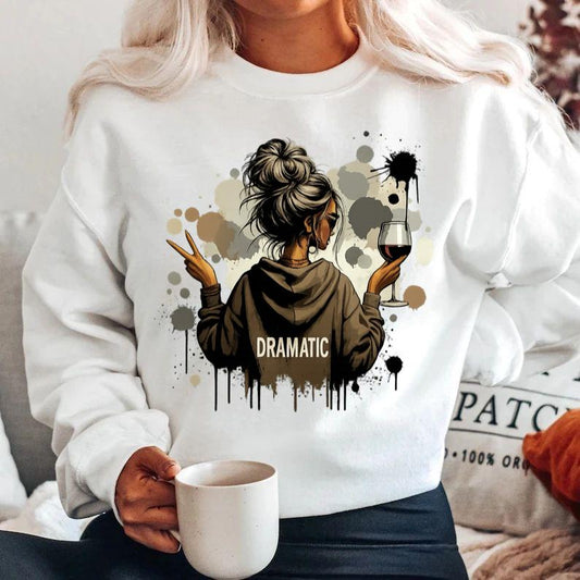 Bluza din bumbac 100% Dramatic