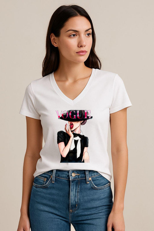 Tricou dama anchior din bumbac 100% Elegant