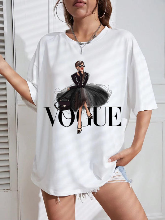 Tricou Oversize din bumbac 100% Black fashion