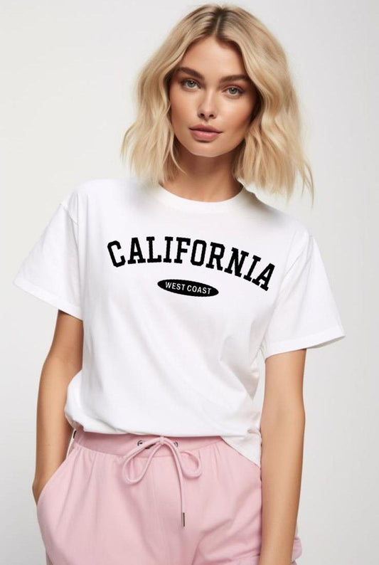 Tricou dama din bumbac 100% California