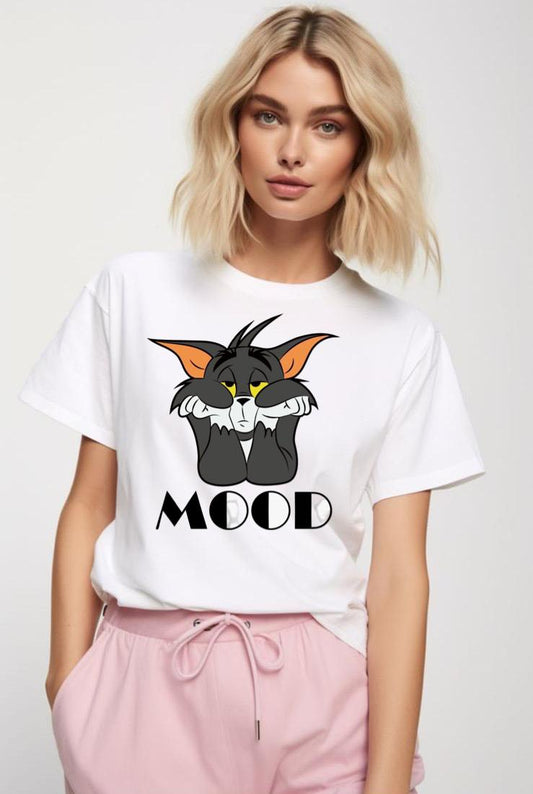Tricou dama din bumbac 100% Mood