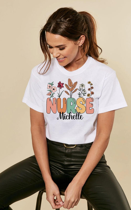 Tricou dama din bumbac 100% Nurse