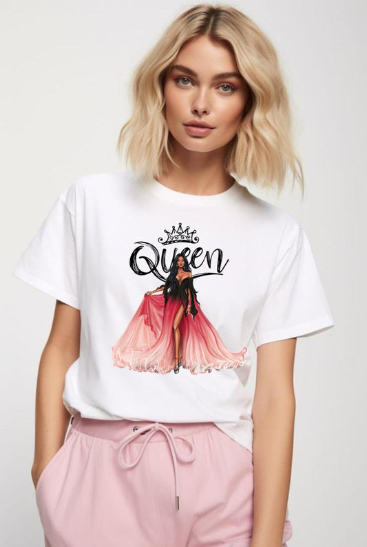 Tricou dama din bumbac 100% Queen