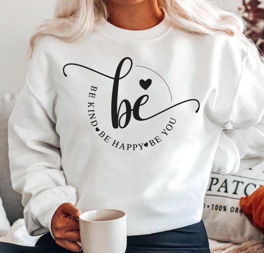Bluza alba din bumbac 100% Be