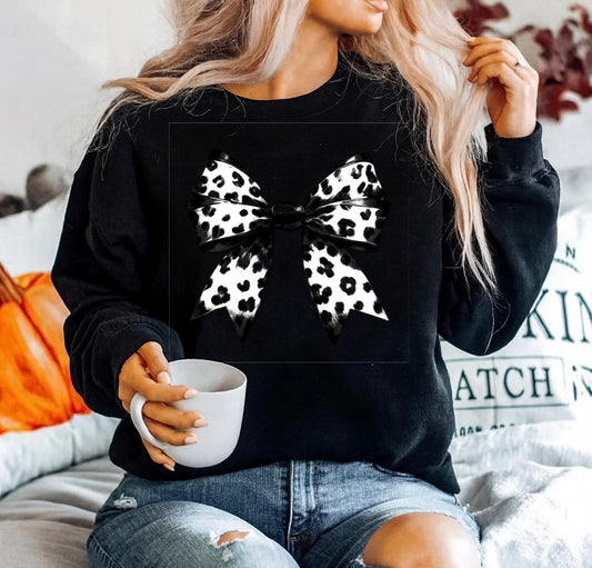 Bluza neagra din bumbac 100% Fundita neagra