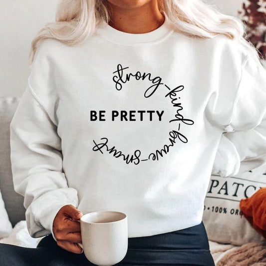Bluza alba din bumbac 100% pretty